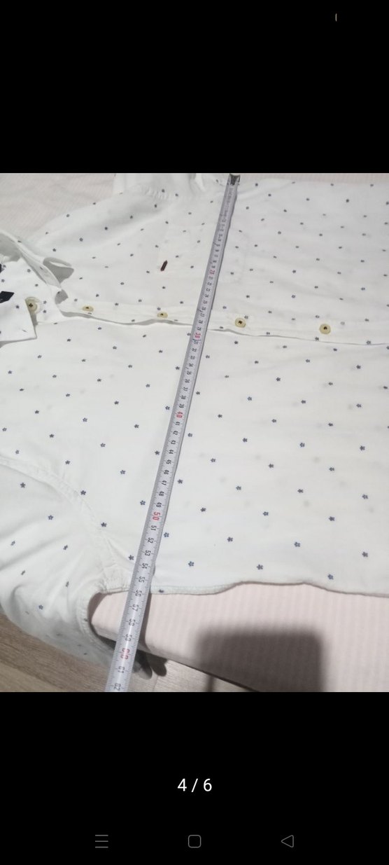 Erkek Beyaz Pamuklu Uzun Kollu Gömlek - Görsel 4