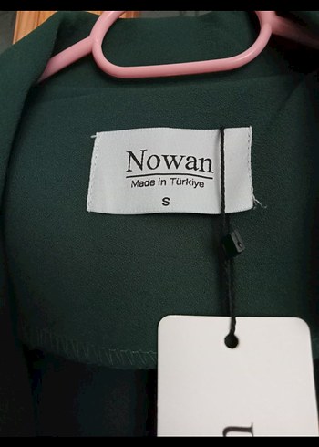 Kadın Yeşil Uzun Kesim Blazer Ceket - Görsel 5