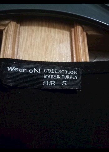 Siyah Baskılı Uzun Kollu Salaş Tunik - Görsel 3