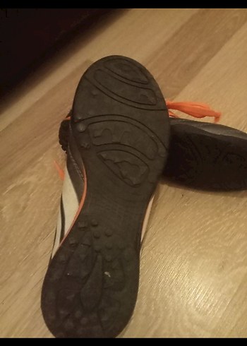 Turuncu Gri Çizgili Erkek Futbol Ayakkabısı - Görsel 3