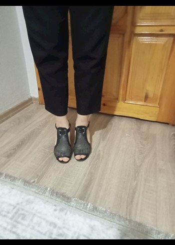 Kadın Siyah Stiletto Topuklu Gece Ayakkabısı - Görsel 4