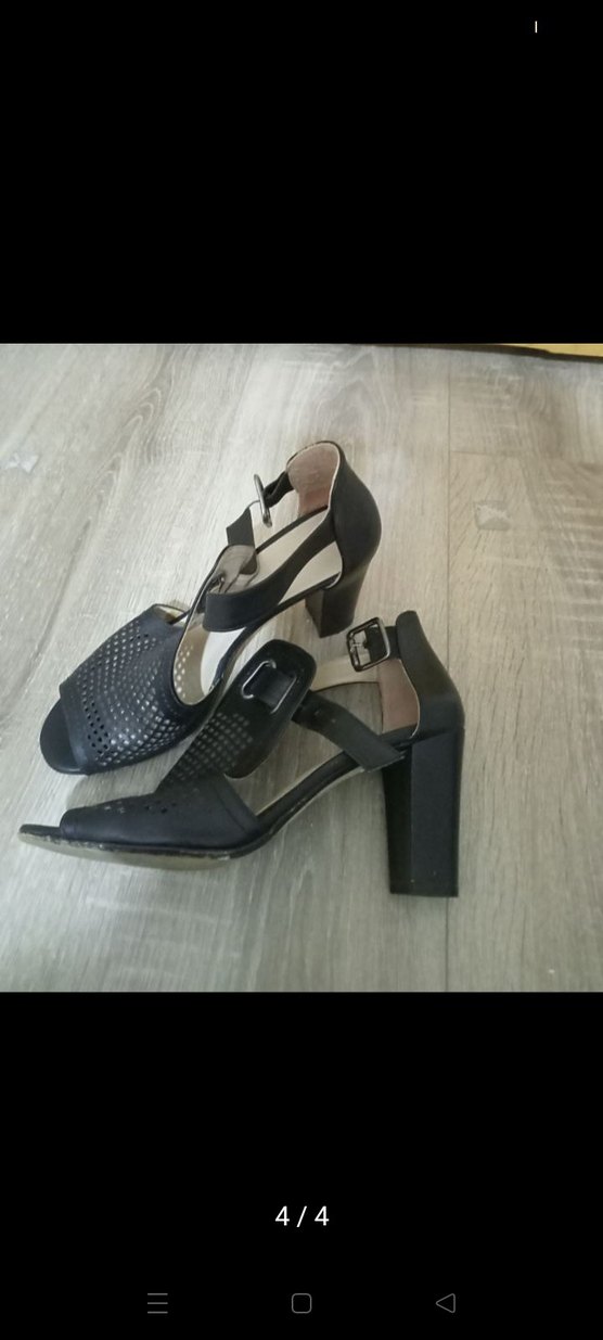 Kadın Siyah Stiletto Topuklu Gece Ayakkabısı - Görsel 2