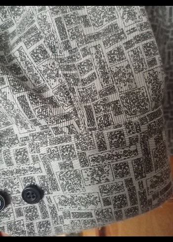 Gri Desenli Uzun Kollu Erkek Gömlek - Görsel 4