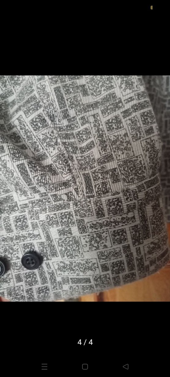 Gri Desenli Uzun Kollu Erkek Gömlek - Görsel 4