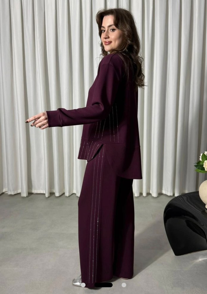 Taşlı Oysho modal kumaş İkili Takım - Görsel 2