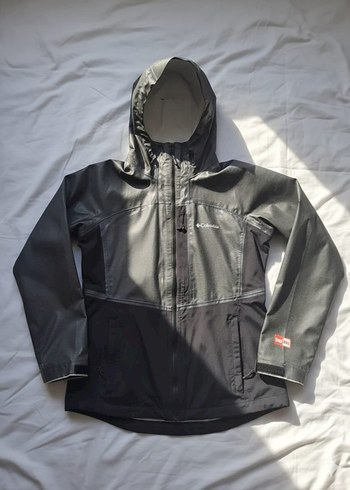 Gri Kadın Kapüşonlu Fermuarlı yağmurluk - Görsel 8