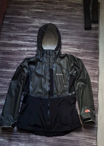 Gri Kadın Kapüşonlu Fermuarlı yağmurluk - Görsel 4