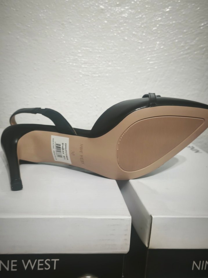 Tokalı Siyah Kadın Topuklu Ayakkabı - Görsel 4