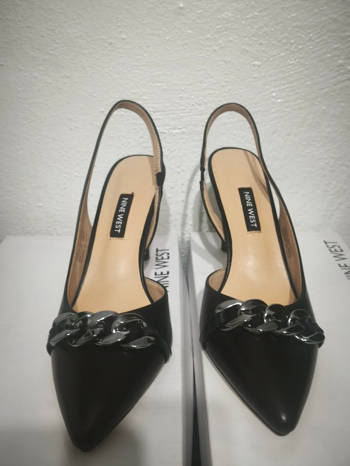 Tokalı Siyah Kadın Topuklu Ayakkabı - Görsel 3