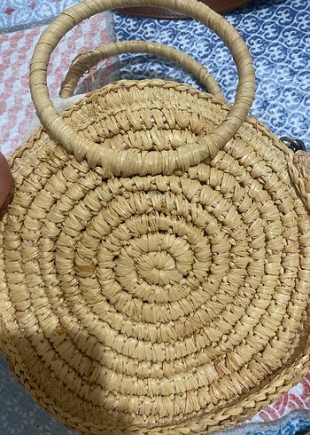 Mango hasır çanta - Görsel 2