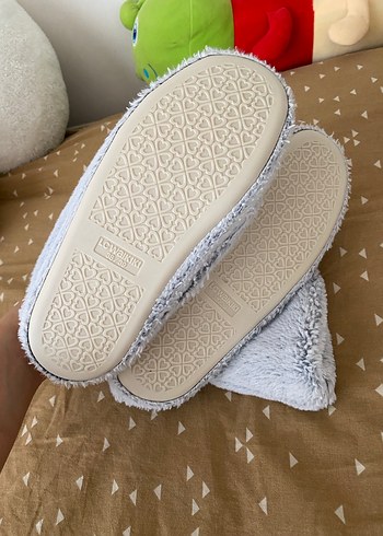 Gri Sıcak Ev Terliği - Görsel 5