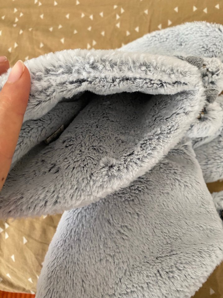 Gri Sıcak Ev Terliği - Görsel 4