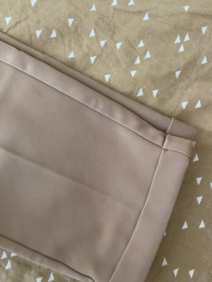 Bej Kemerli Kadın Kumaş Pantolon - Görsel 4