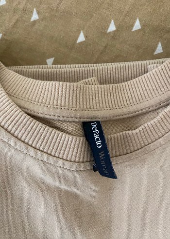 Bej Kadın  Sweatshirt - Görsel 2