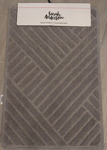 Karaca Home Sarah Anderson Vizon Banyo Paspası - Görsel 2
