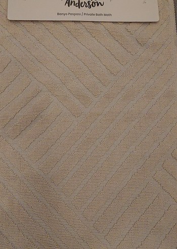 Karaca Home Sarah Anderson Ekru Banyo Paspası 60x90 - Görsel 3