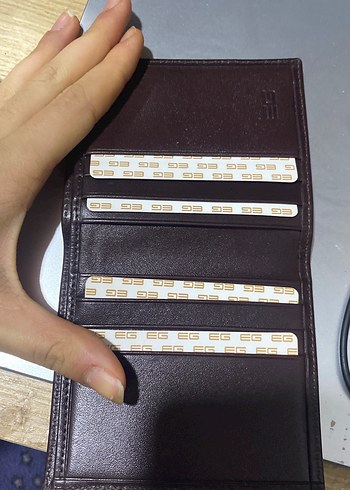 Koyu Kahverengi Erkek Cüzdanı - Görsel 2
