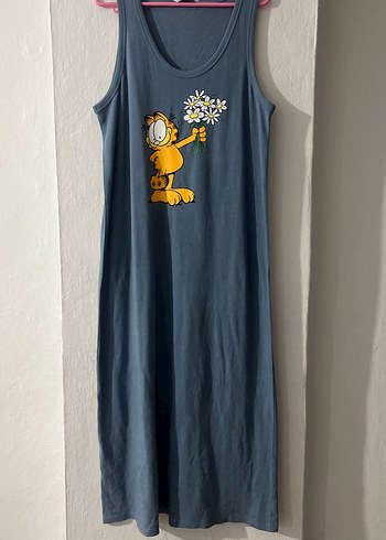 Mavi Garfield Baskılı gecelık - Görsel 2