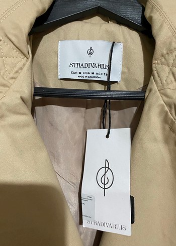 Stradivarius Bej Kadın Midi Trençkot - Görsel 10