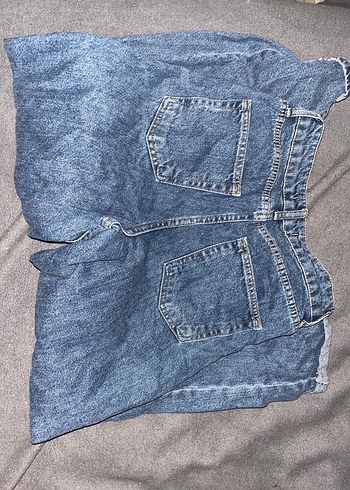 Addax kadın Mavi Bol Kesim Midi Kot Pantolon - Görsel 3