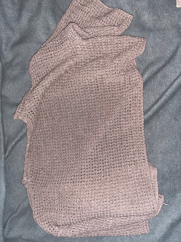 Kahve bohem crop addax hırka - Görsel 2