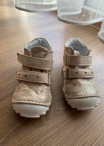 Kız Bebek Bej İlk Adım Ayakkabısı - Görsel 3