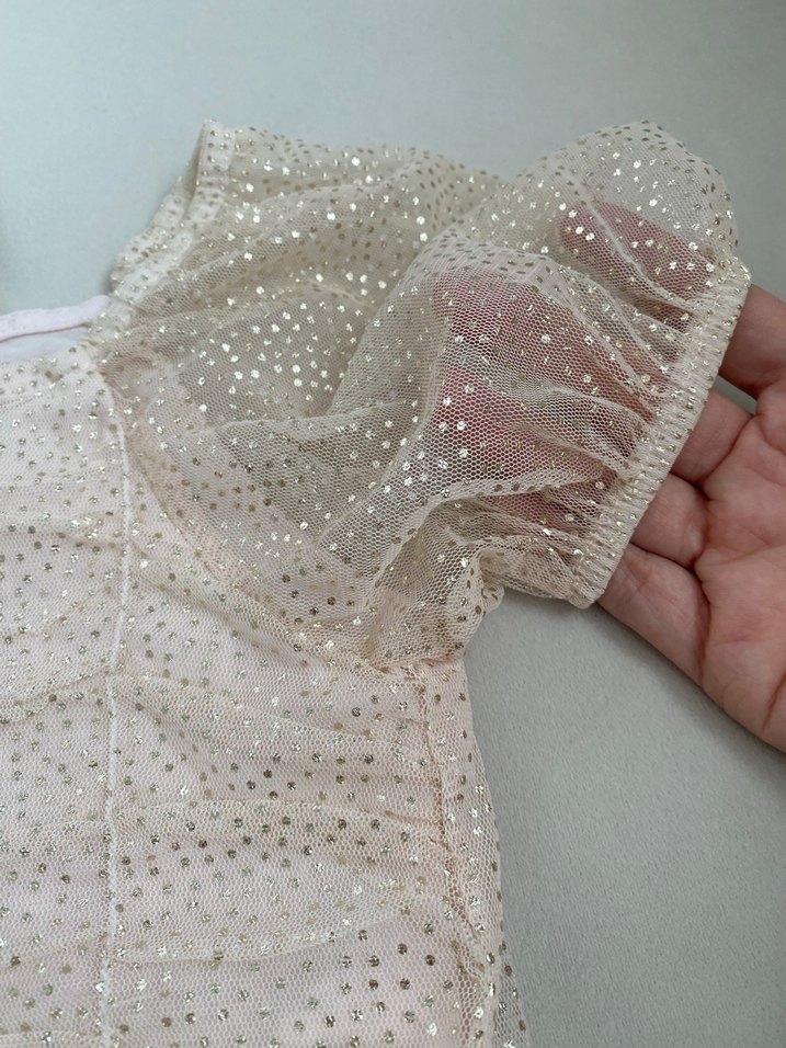 Kız Çocuk Bej Bohem bluz - Görsel 3