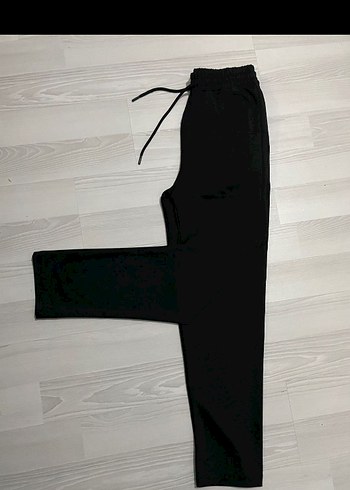 Siyah  Fermuarlı Rahat Sweatpant - Görsel 2