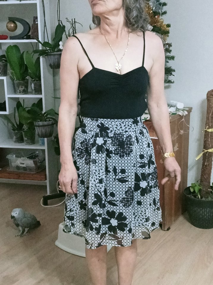 Dantel Detaylı Siyah Midi Hamile Eteği - Görsel 2