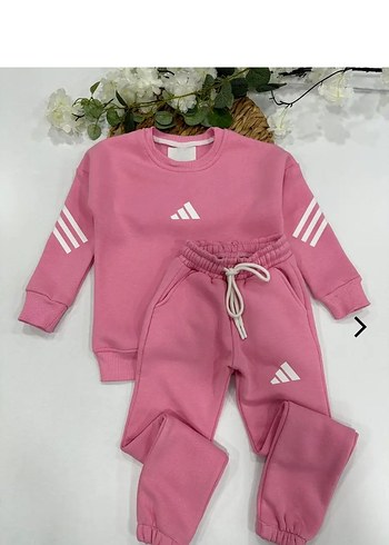 Pembe Tie-Dye Kız Eşofman Takımı - Görsel 3