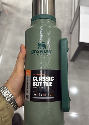 Stanley Siyah yeşil Termos 1,90 litre - Görsel 2