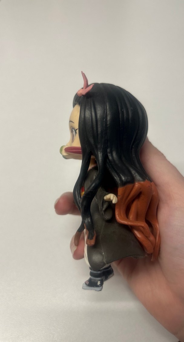 Nezuko chibi figür - Görsel 4