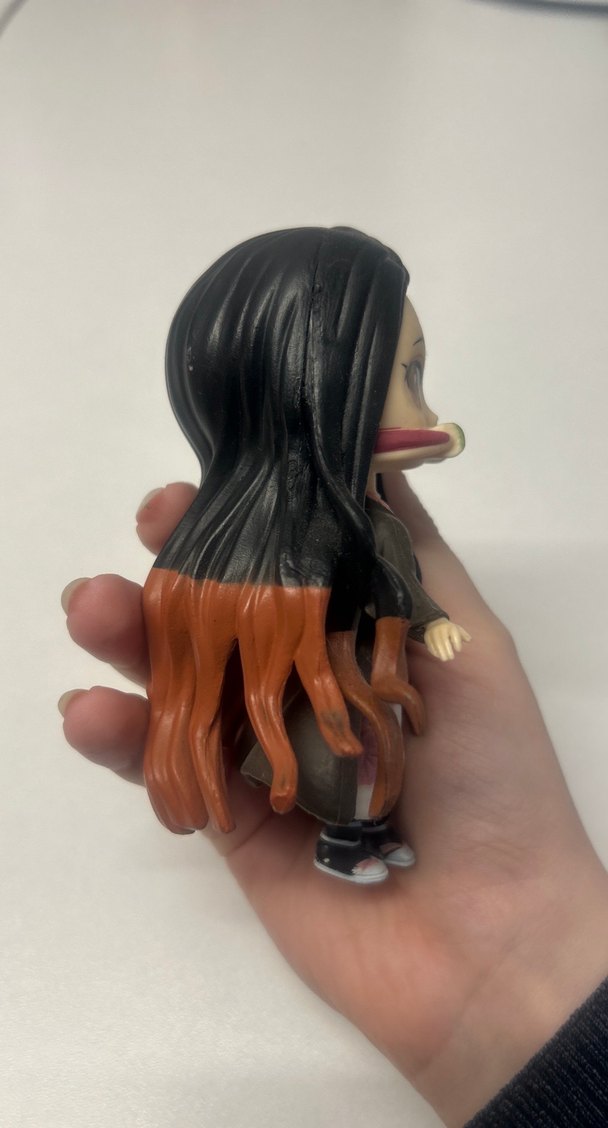 Nezuko chibi figür - Görsel 2