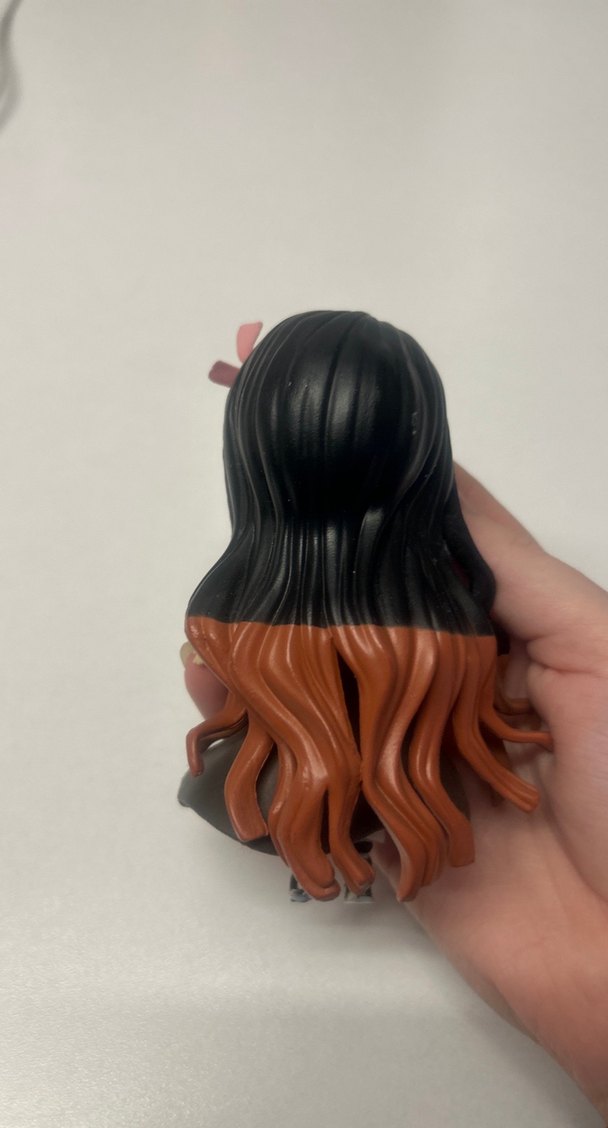 Nezuko chibi figür - Görsel 3