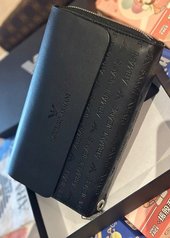 Giorgio Armani Siyah Erkek Cüzdan - Görsel 8