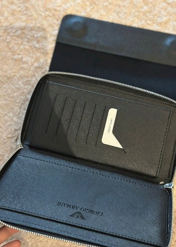 Giorgio Armani Siyah Erkek Cüzdan - Görsel 2