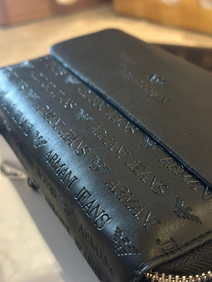 Giorgio Armani Siyah Erkek Cüzdan - Görsel 3