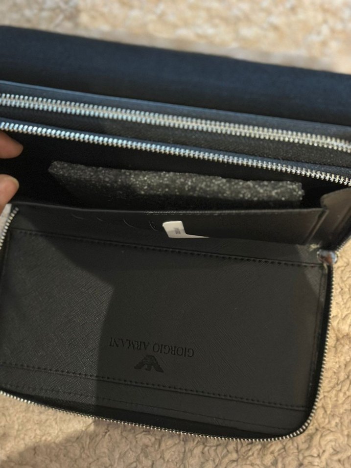 Giorgio Armani Siyah Erkek Cüzdan - Görsel 5