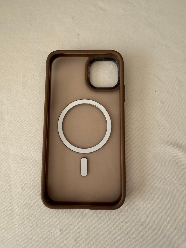 Kahverengi Şeffaf Telefon Kılıfı iPhone 11 - Görsel 3