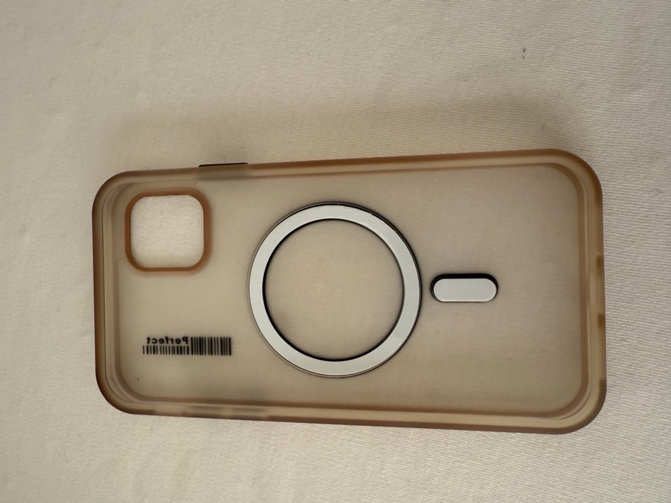 Bej Renkli Şeffaf Telefon Kılıfı iPhone 11 - Görsel 2