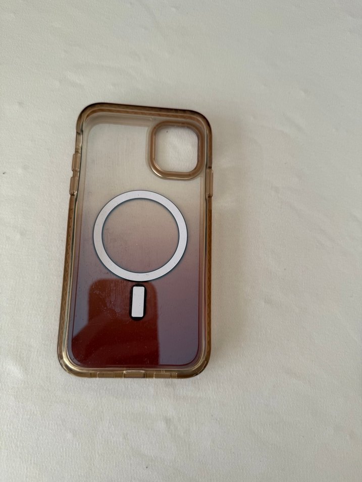 Kahverengi Şeffaf Bohem Telefon Kılıfı iPhone 11 - Görsel 3