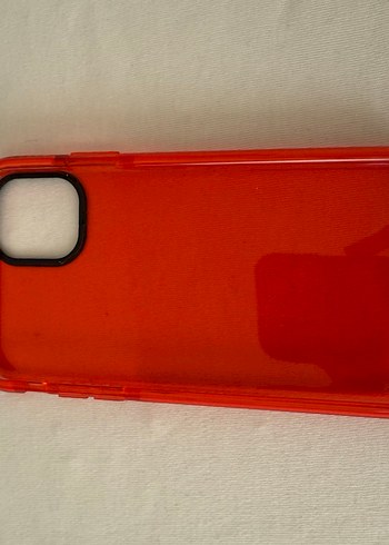 Koyu Kırmızı Şeffaf Telefon Kılıfı iPhone 11 - Görsel 2