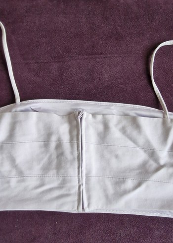 Zara Büstiyer Lila Fermuarlı Kısa M-38 - Görsel 7