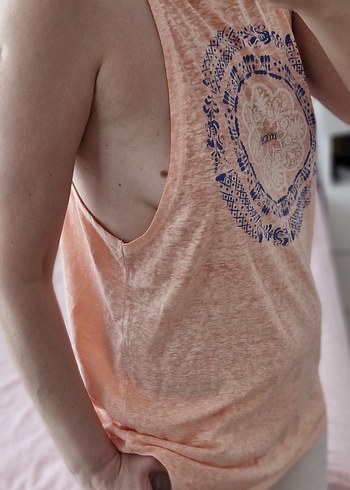 Oxxo Baskılı Kolsuz Tişört M-38 - Görsel 7