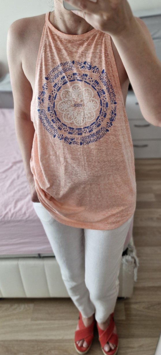 Oxxo Baskılı Kolsuz Tişört M-38 - Görsel 5