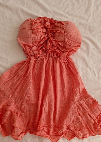 Kokosh Straplez Pembe Yazlık Kadın Bluz S-36 - Görsel 8