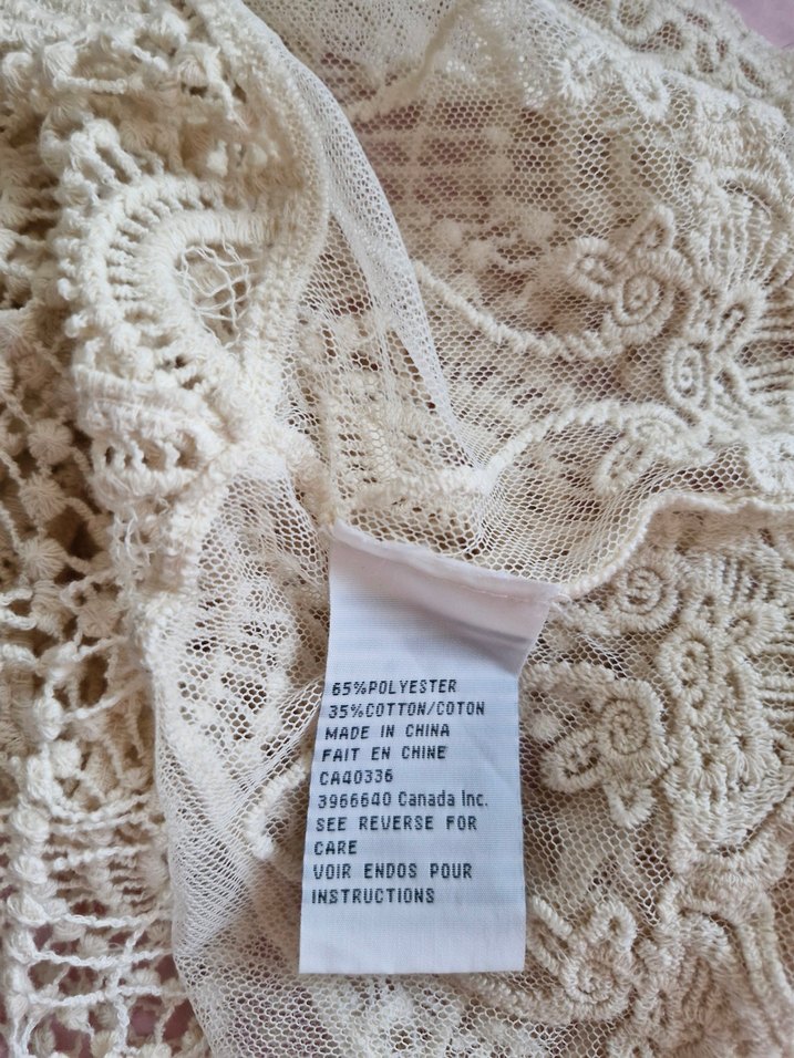 Bohem Dantel Detaylı Güpürlu Krem Yazlık Kadın Hırka - Görsel 4