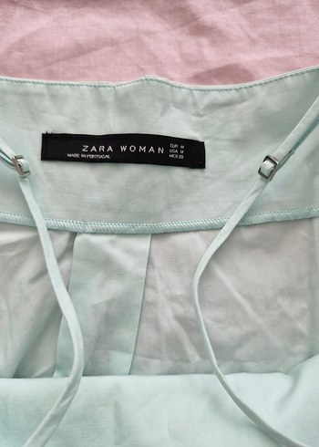 Zara Pilili İnce Askılı Kadın Mont Bluz M-38 - Görsel 7