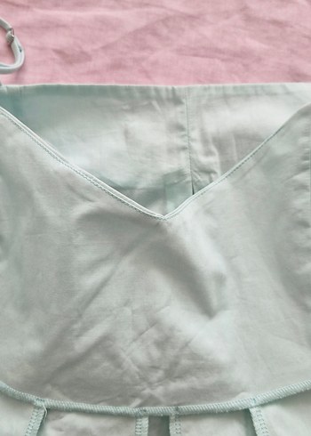 Zara Pilili İnce Askılı Kadın Mont Bluz M-38 - Görsel 9