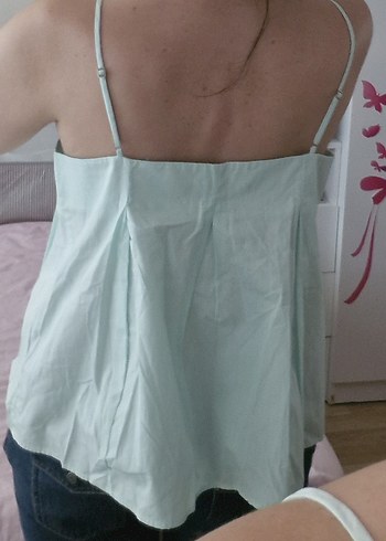 Zara Pilili İnce Askılı Kadın Mont Bluz M-38 - Görsel 3